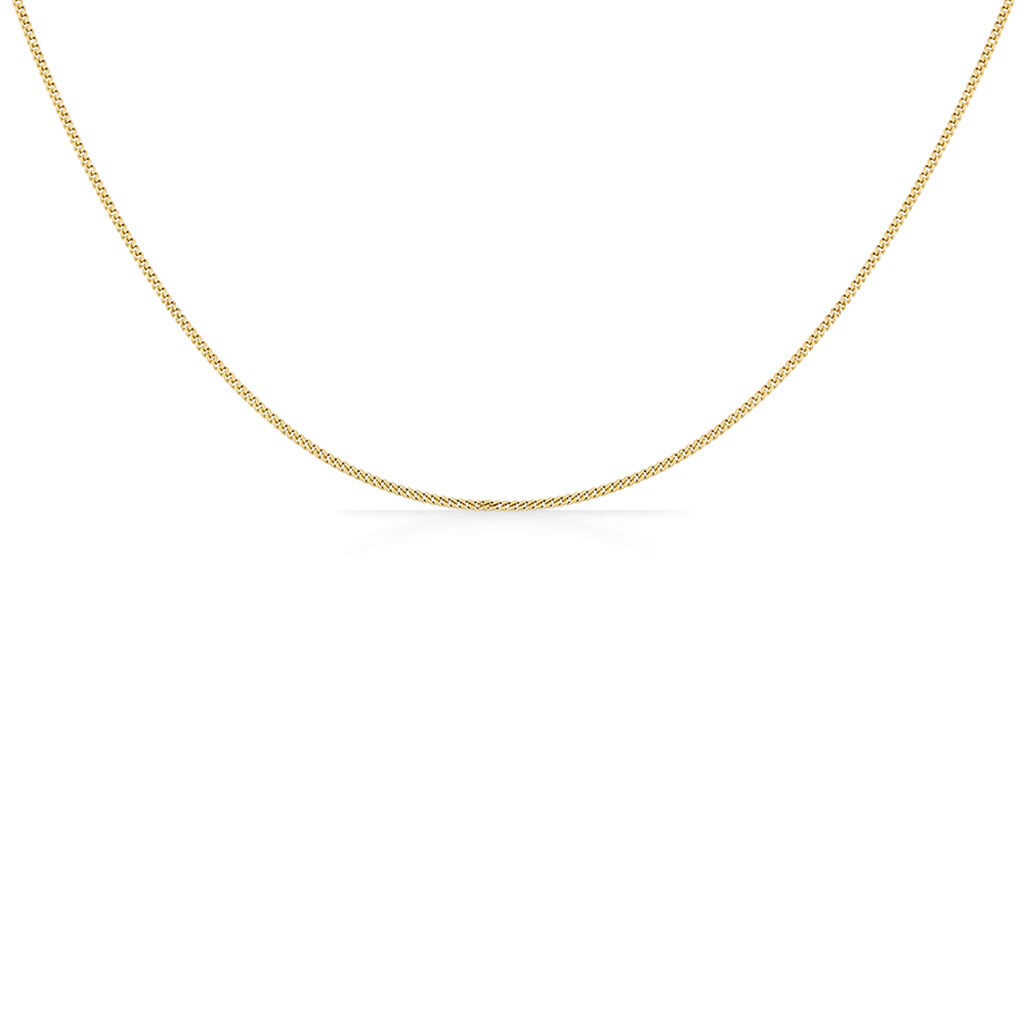 Chaîne Carla Maille Gourmette Plaque Or Jaune - Spannringe Damen | OROVIVO