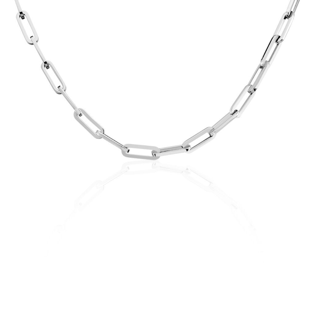 Damen Gliederkette Edelstahl Silber Liliana - Halsketten Unisex | OROVIVO