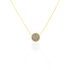 ERYNE Damen Collier Gold 375 (9 Karat) Kreis