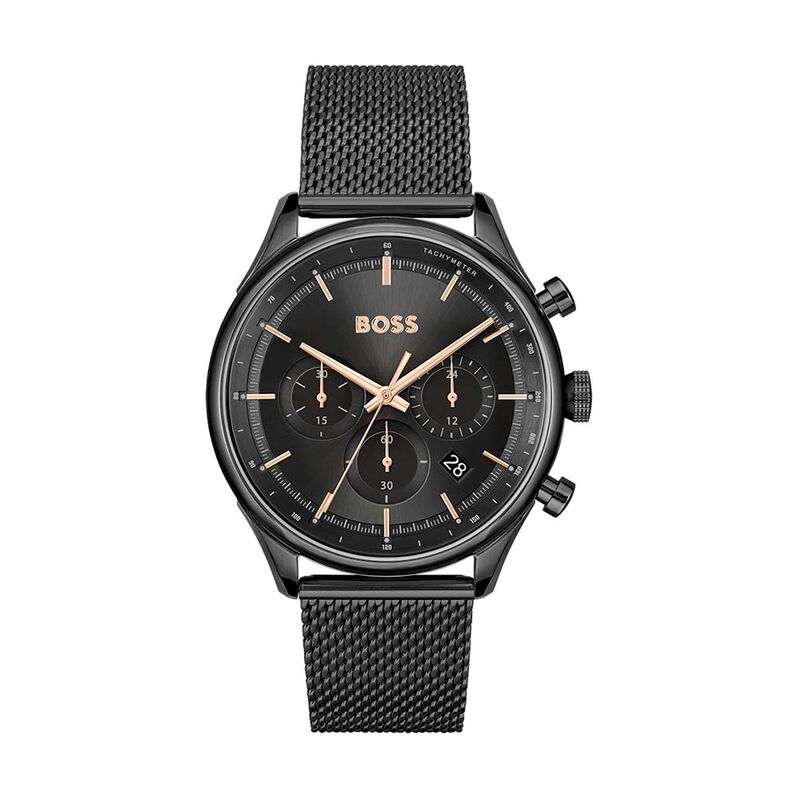 Montre Boss  Gregor Noir - Spannringe Herren | OROVIVO