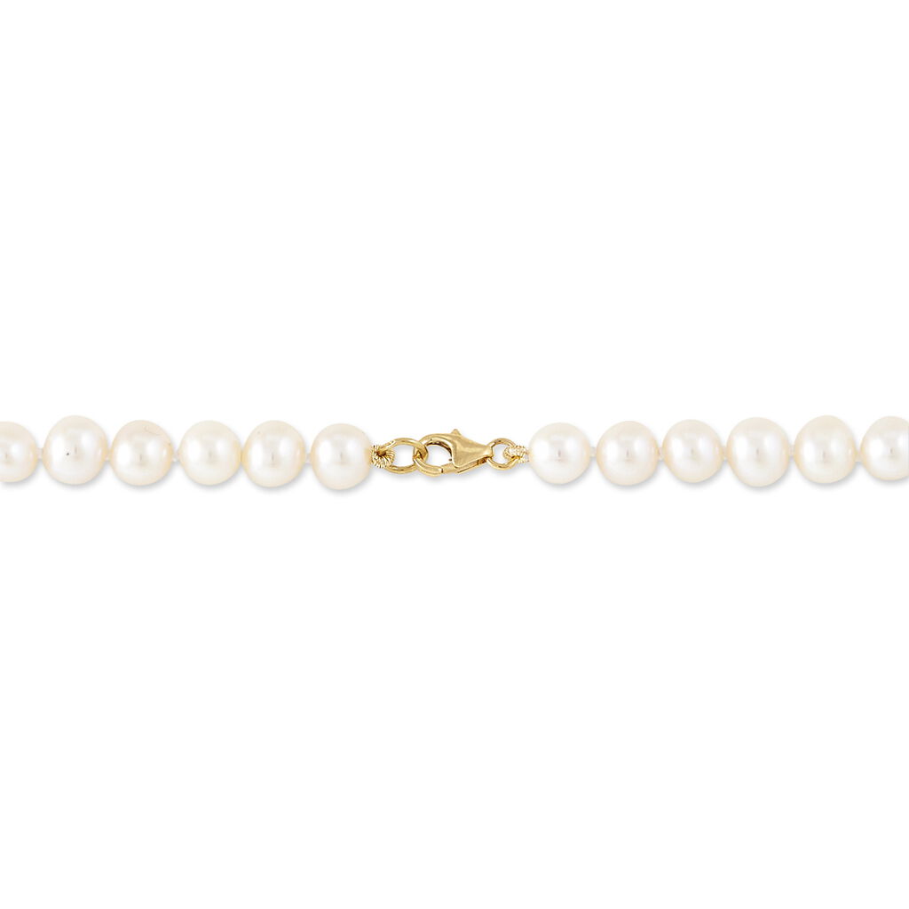 Collier Kanwal Or Jaune Perle De Culture - Spannringe Damen | OROVIVO