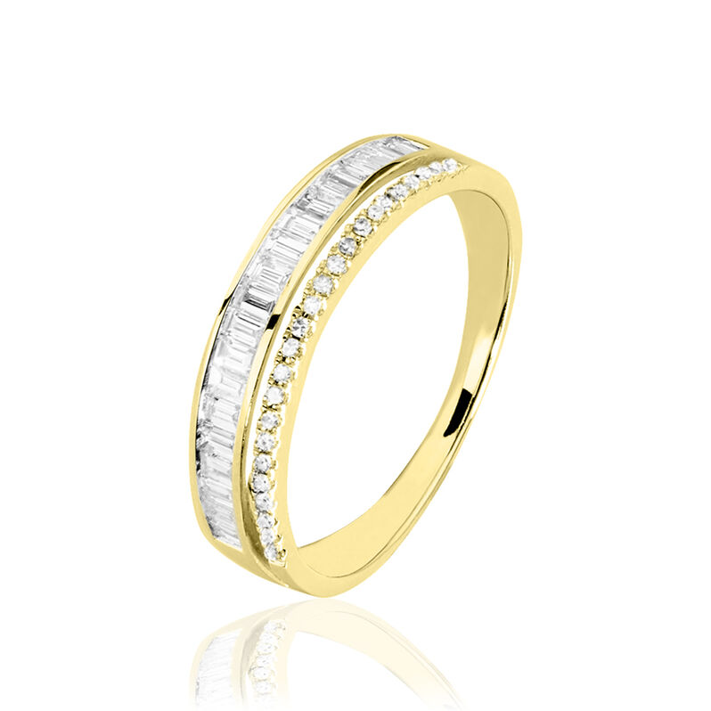 Bague Constance Or Jaune Diamant - Spannringe Damen | OROVIVO