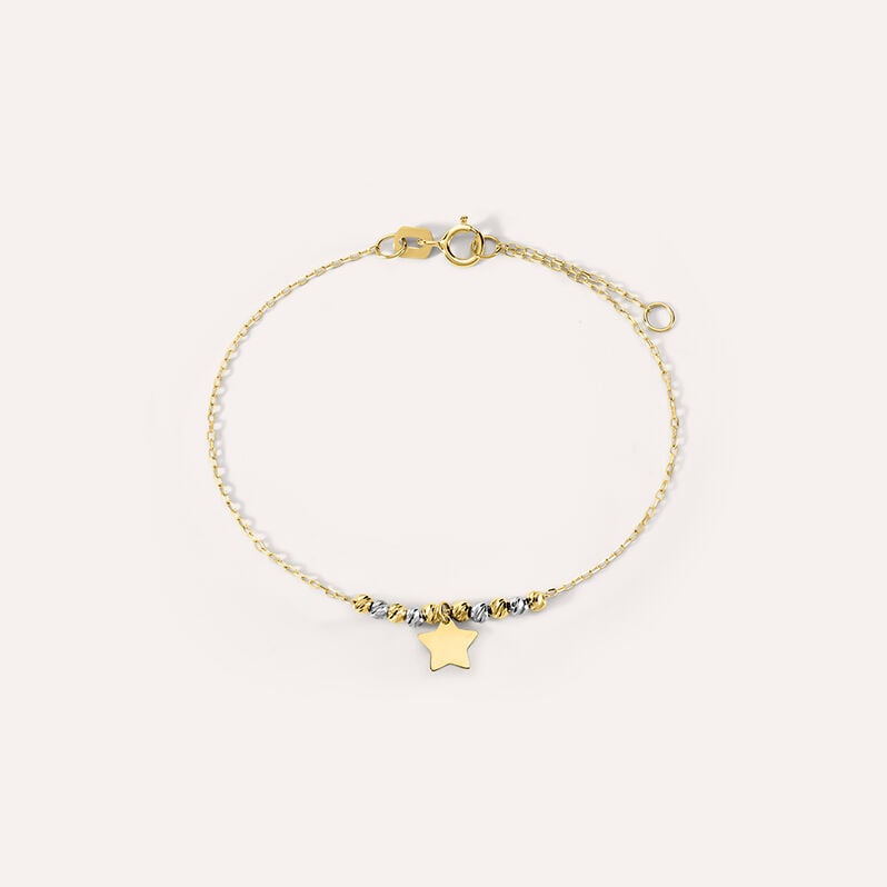Bracciale Mon Petit Oro Bicolore - Spannringe Kinder | OROVIVO