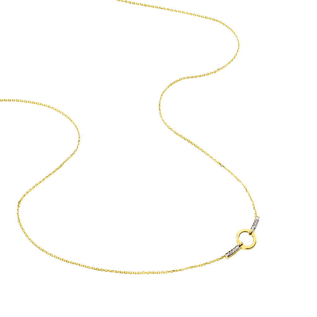 Collier Anaya Or Jaune Diamant - Spannringe Damen | OROVIVO