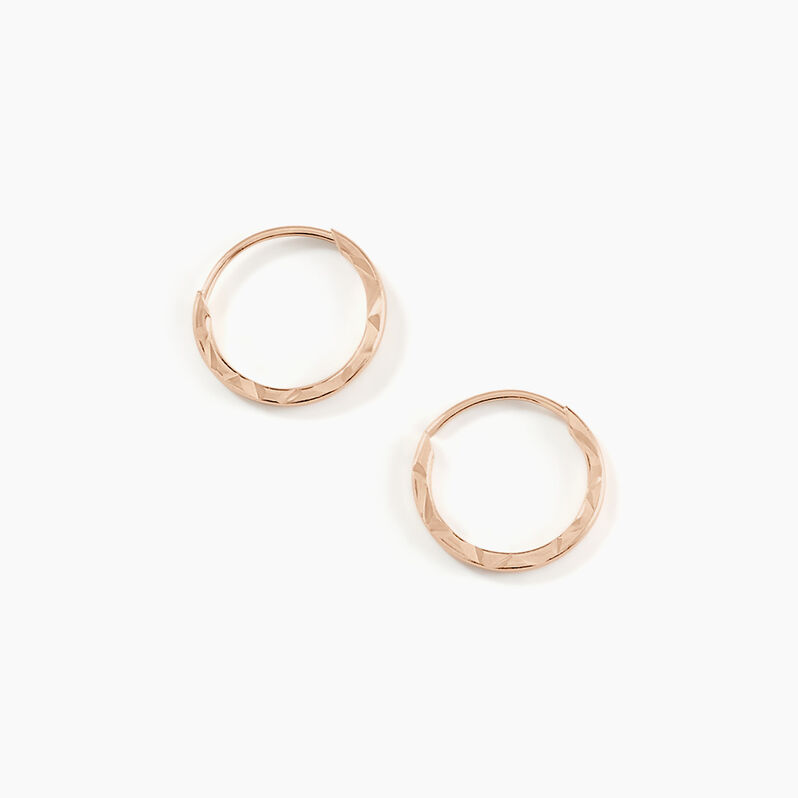 Créoles Or Rose - Spannringe Damen | OROVIVO