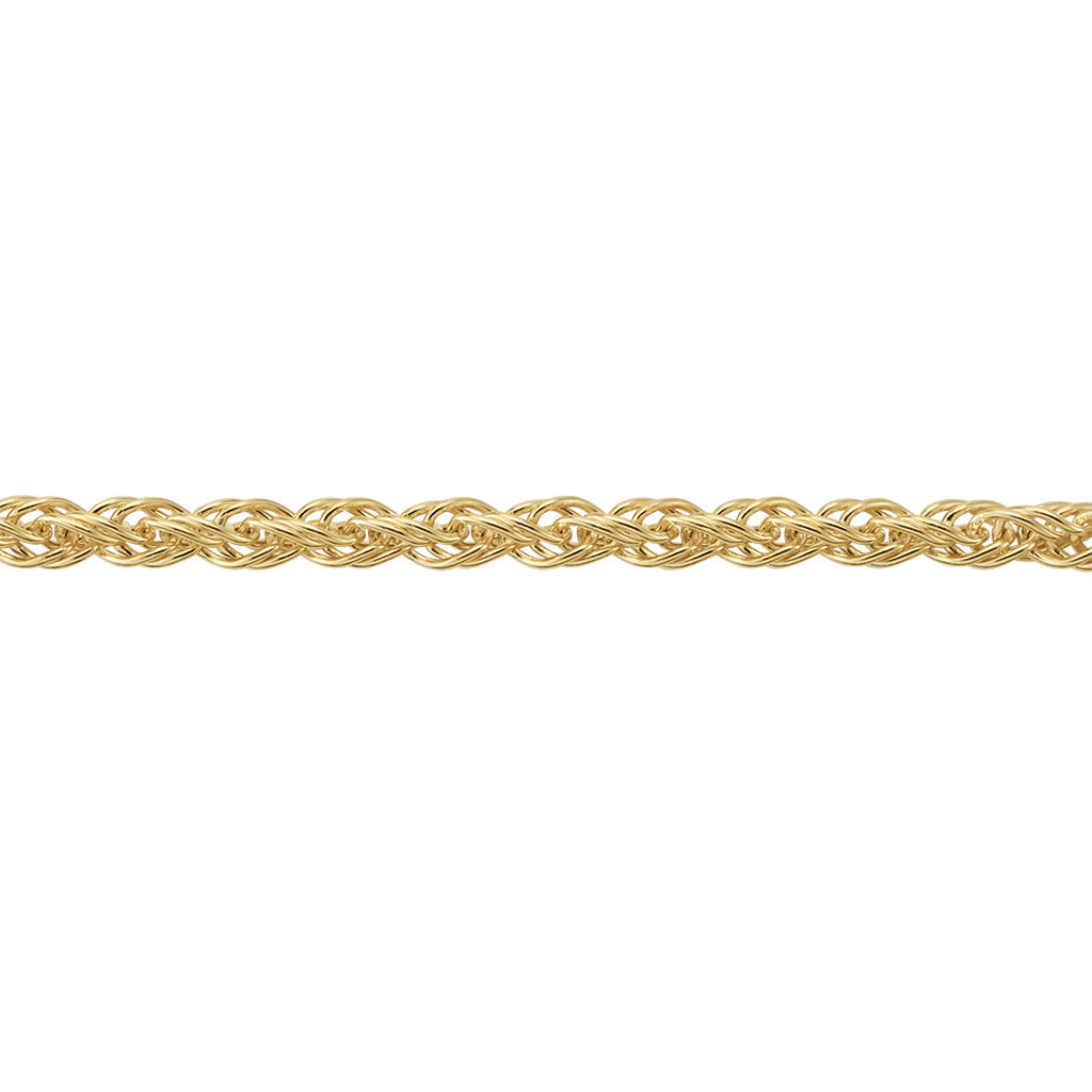 Damenarmband Kordelkette Gold 375 gedreht  - Armketten Damen | OROVIVO