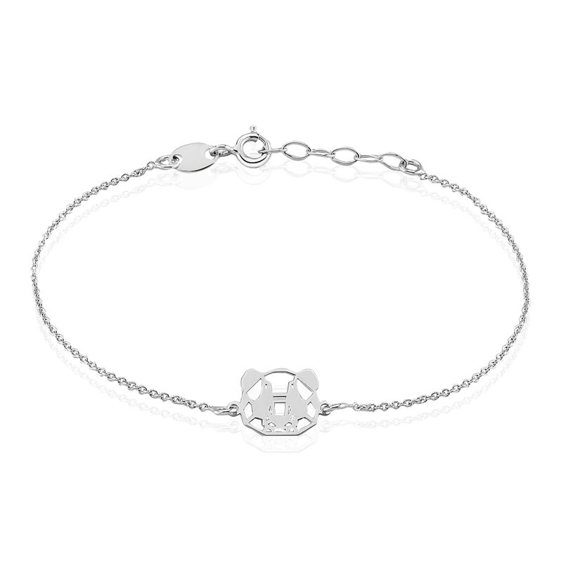 Bracelet Argent Rhodie Romy Panda - Spannringe Damen | OROVIVO