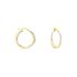 ALDONA Damen Creolen Gold Bicolor 375 (9 Karat) B 1,5 mm