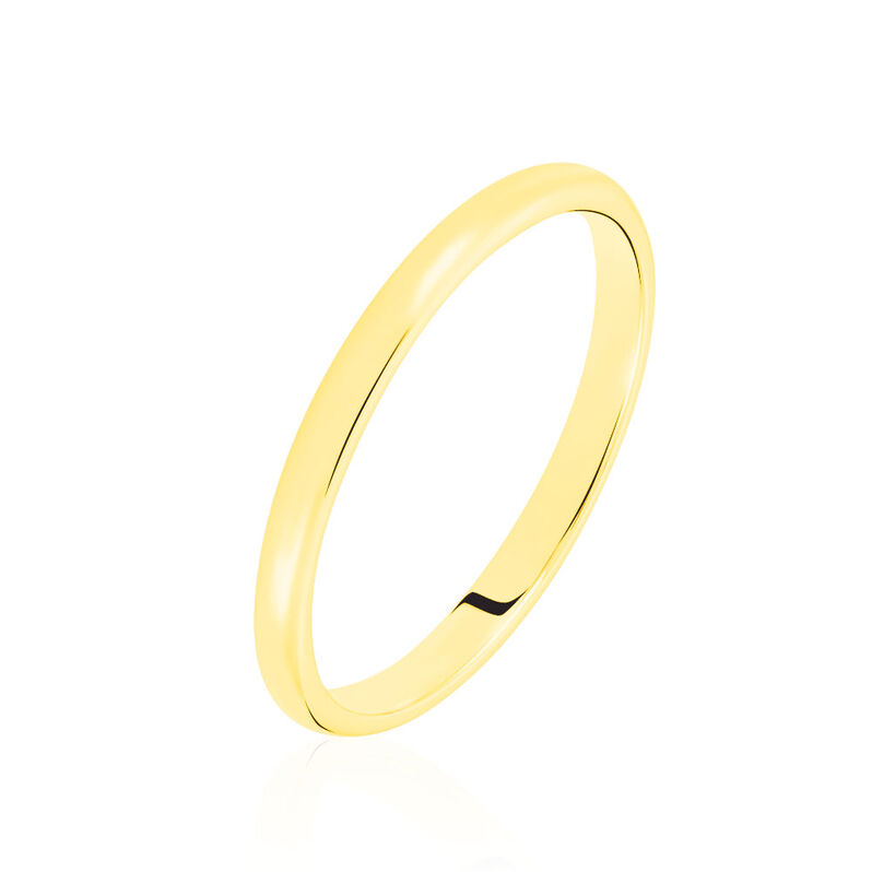 Alliance Aphroditia Demi Jonc Bombe Or Jaune - Spannringe Familie | OROVIVO