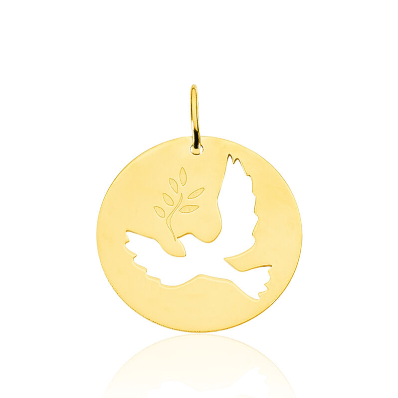 Pendentif Or Jaune Medaille  Ronde - Spannringe Familie | OROVIVO