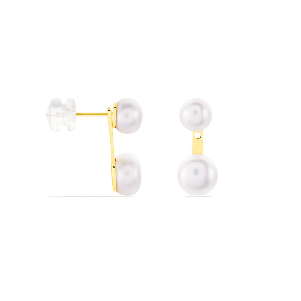 Damen Ohrschmuck Gold 375 Zuchtperle Perlmutt Seona  - Ohrringe Damen | OROVIVO