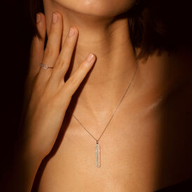 Damen Halskette Silber 925 Zirkonia Ivona - Ketten mit Anhänger Damen | OROVIVO