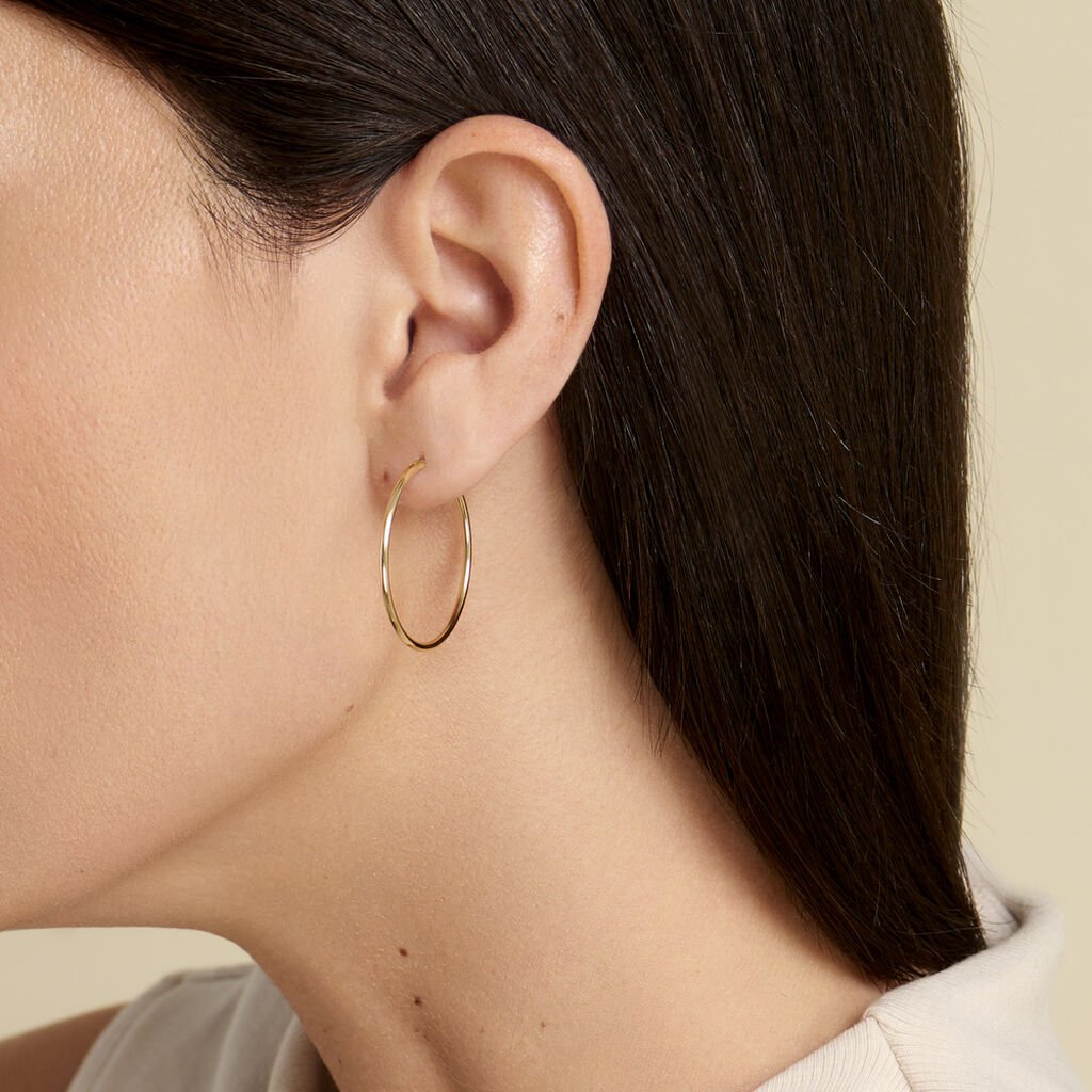 Damen Creolen Gold 375 - Creolen Damen | OROVIVO
