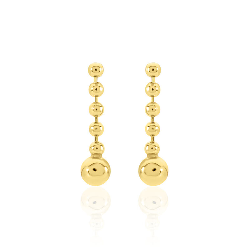 LOTTA Damen Ohrringe Lang Silber vergoldet 925 - Ohrringe Damen | OROVIVO