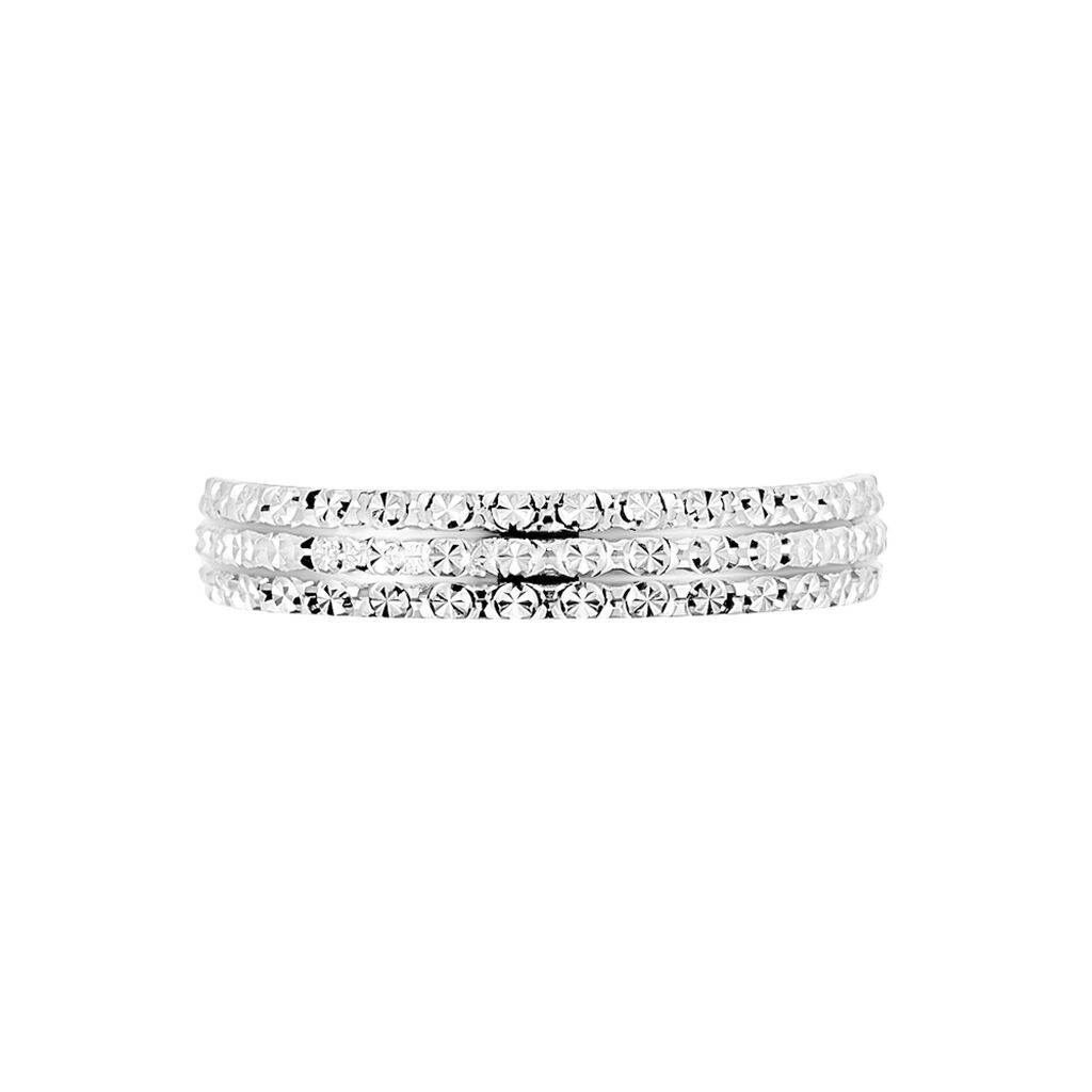 Alliance Roxie Demi Jonc Classique Or Blanc - Spannringe Unisex | OROVIVO