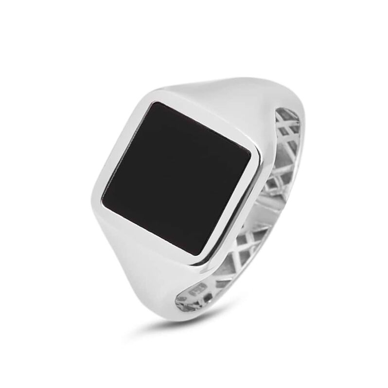 Anello Chevalier L'homme Or Oro Bianco - Spannringe Herren | OROVIVO