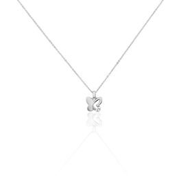 Kinder Halskette Silber 925 Zirkonia Schmetterling - Ketten mit Stein Kinder | OROVIVO