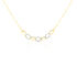LUCETTE Damen Collier Gold Bicolor 375 (9 Karat) Oval