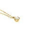 Monopoli Damen Collier Gold 750 (18 Karat) Diamant Wei&szlig; 0,26 ct