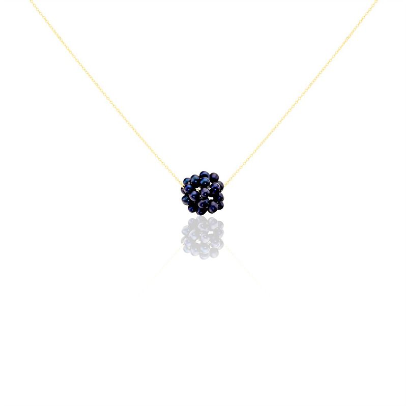 Collier Flocon Or Jaune Perles De Culture - Spannringe Damen | OROVIVO