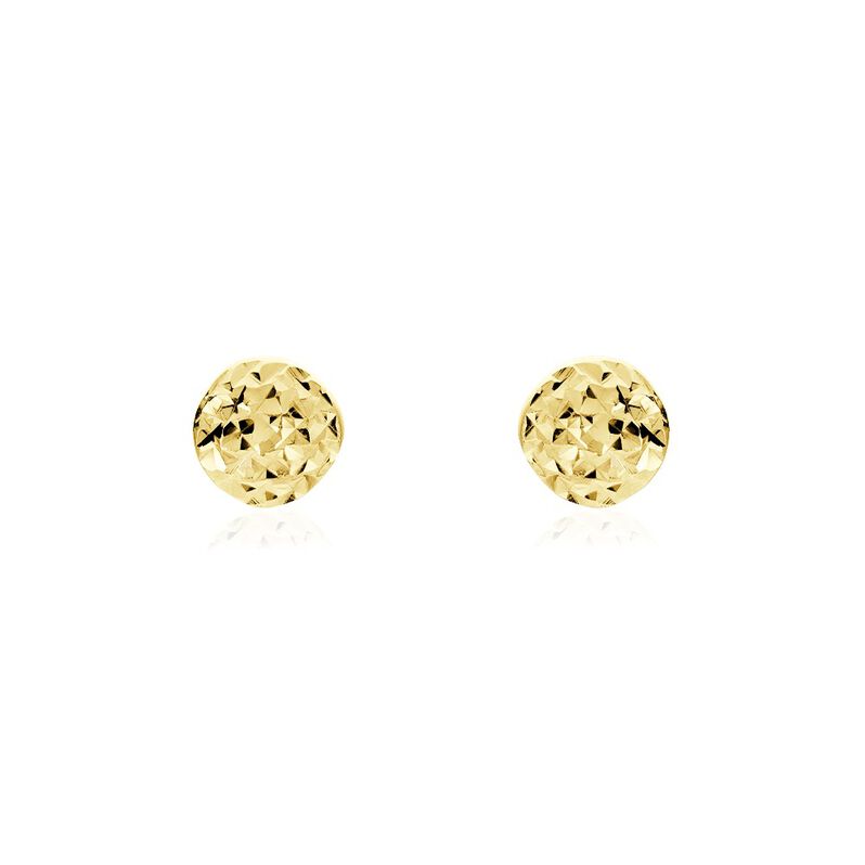 Boucles D'oreilles Puces Dada Or Jaune - Spannringe Damen | OROVIVO