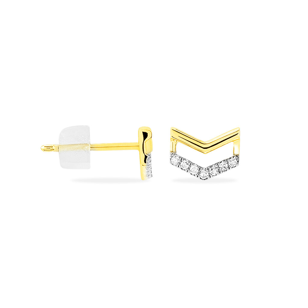 Boucles D'oreilles Pauline Or Jaune  - Spannringe Damen | OROVIVO