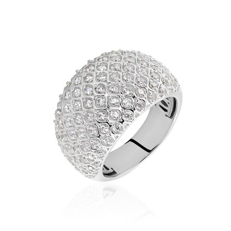 Damen Ring Silber Silber 925 Zirkonia Pavina 4,30mm  - Ringe mit Stein Damen | OROVIVO