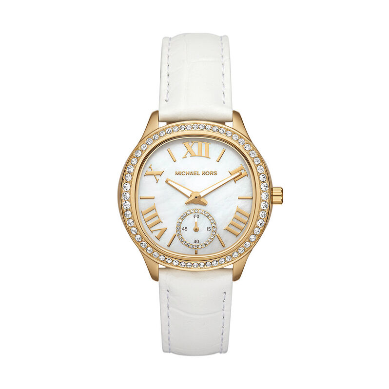 Montre Michael Kors Sage Nacre Blanche - Spannringe Damen | OROVIVO