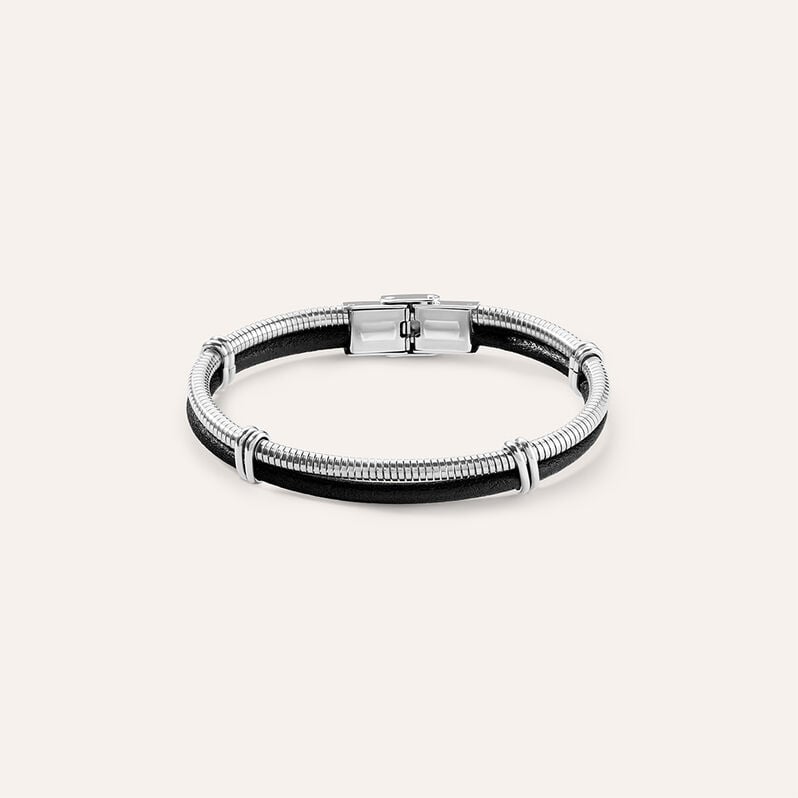 Bracciale Man Code Acciaio - Spannringe Herren | OROVIVO