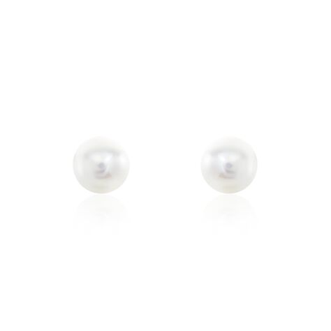Damen Perlenohrringe Gold 585 Zuchperlen 8-8,5mm - Ohrstecker Damen | OROVIVO