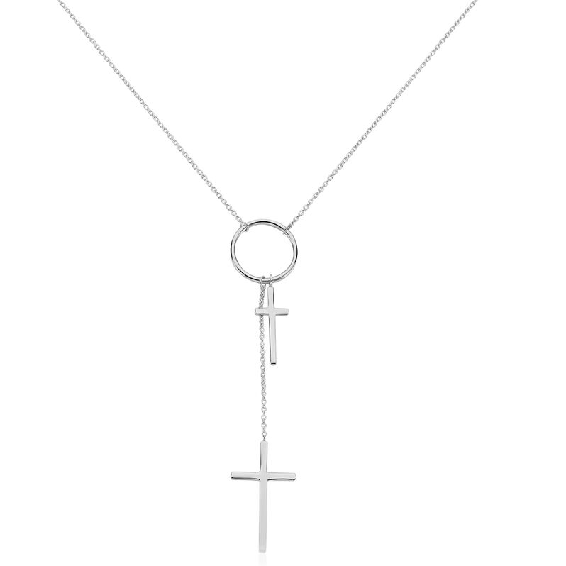 Damen Halskette Silber 925 Kreuz - Halsketten Damen | OROVIVO