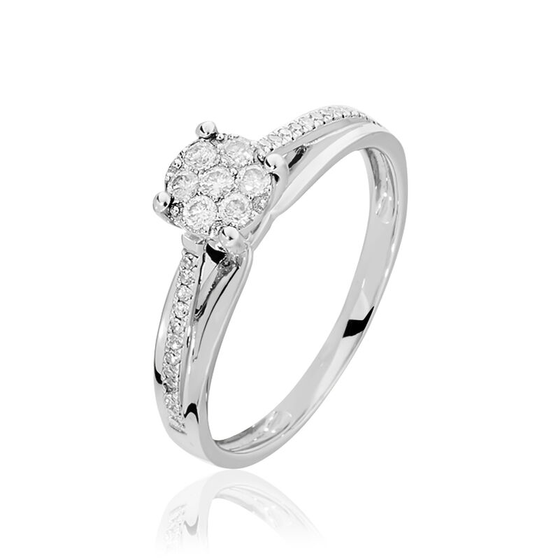 Bague Kate Or Blanc Diamant - Spannringe Damen | OROVIVO