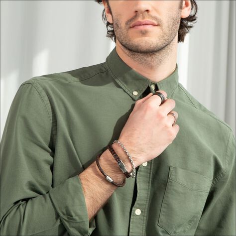 Herrenarmband Edelstahl Windrose - Armbänder mit Anhänger Herren | OROVIVO