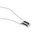 Herren Collier Edelstahl Bicolor Barren B 2,7 mm