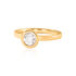 ESTELLE Damen Ring Gold 585 (14 Karat) Diamant Wei&szlig; 0,5 ct B 1,9 mm