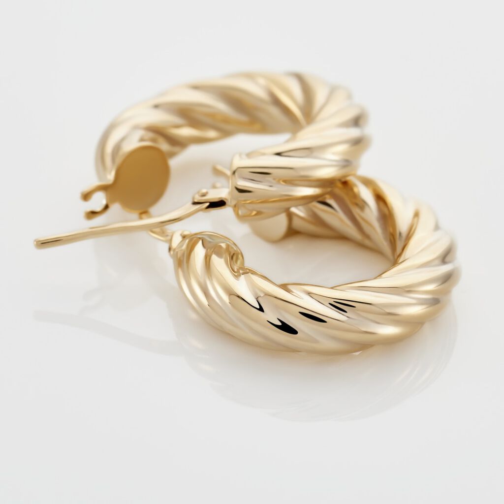 Damen Creolen Gold 375 - Creolen Damen | OROVIVO