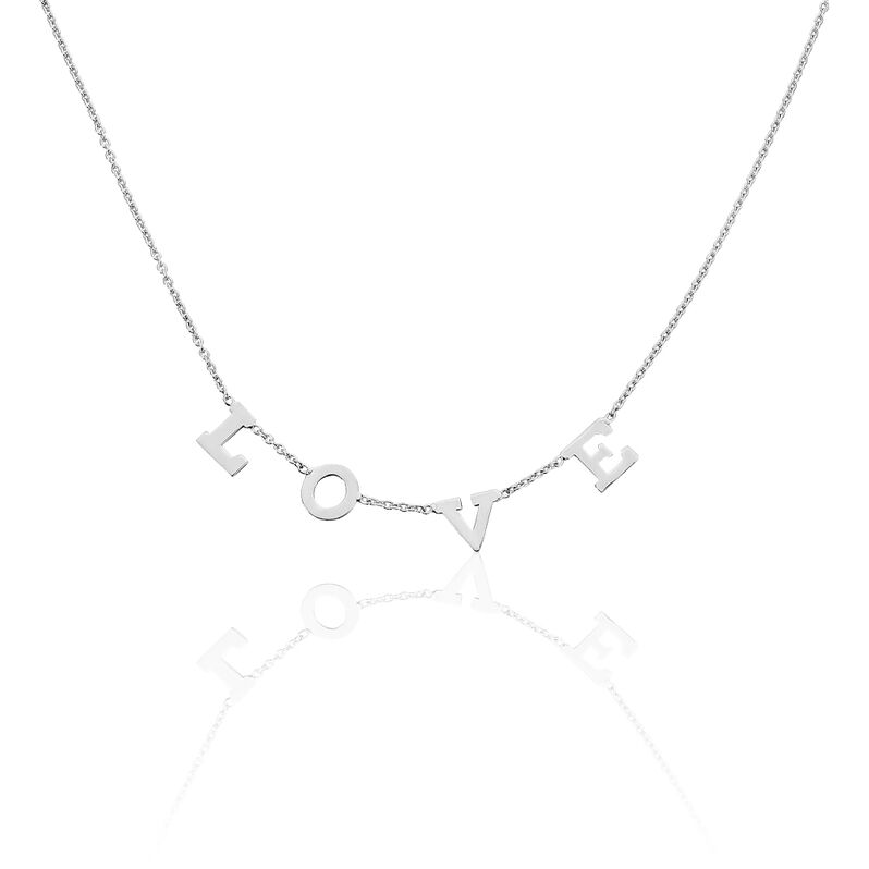 Collier Milie Argent Blanc - Spannringe Damen | OROVIVO