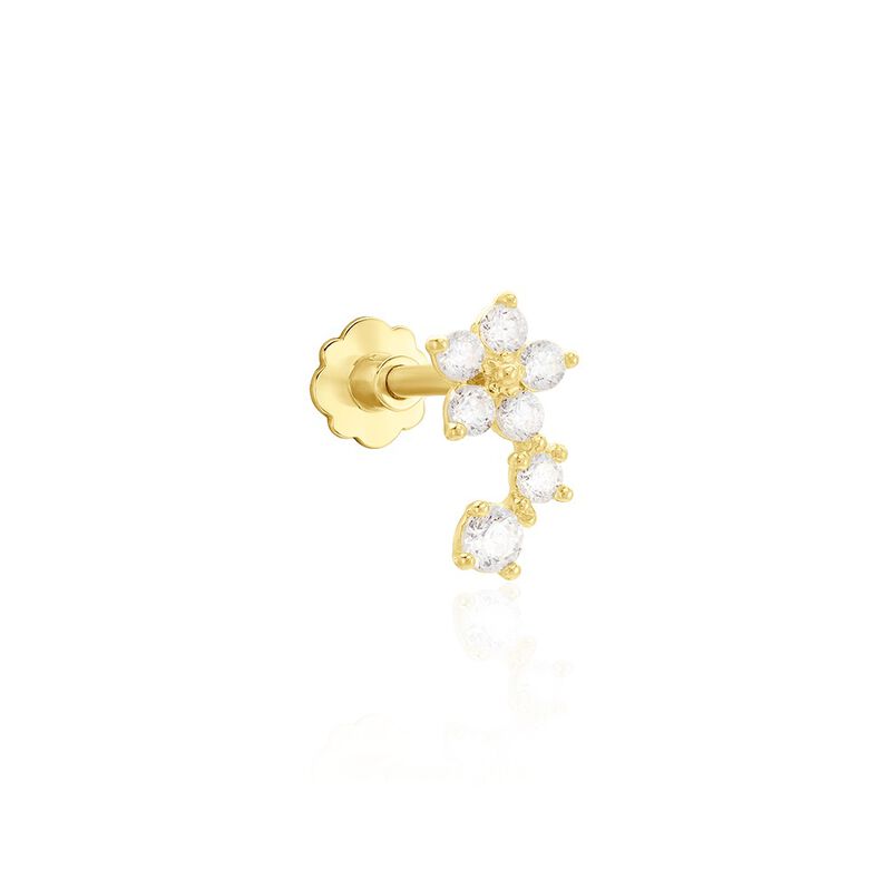 Piercing Margarid Or Jaune Oxyde De Zirconium - Spannringe Damen | OROVIVO