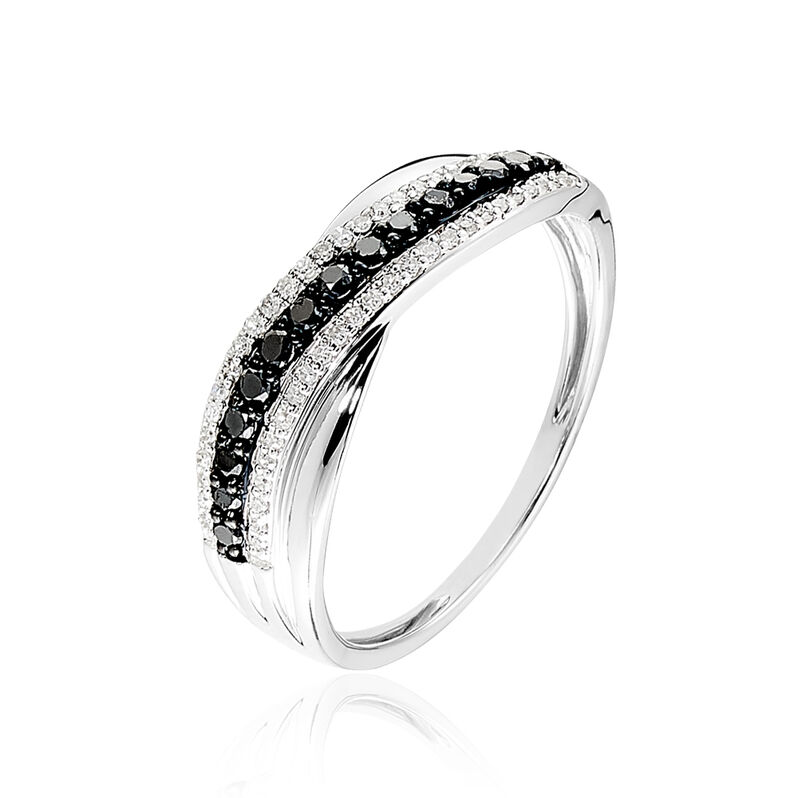 Bague Calliste Or Blanc Diamant - Spannringe Damen | OROVIVO
