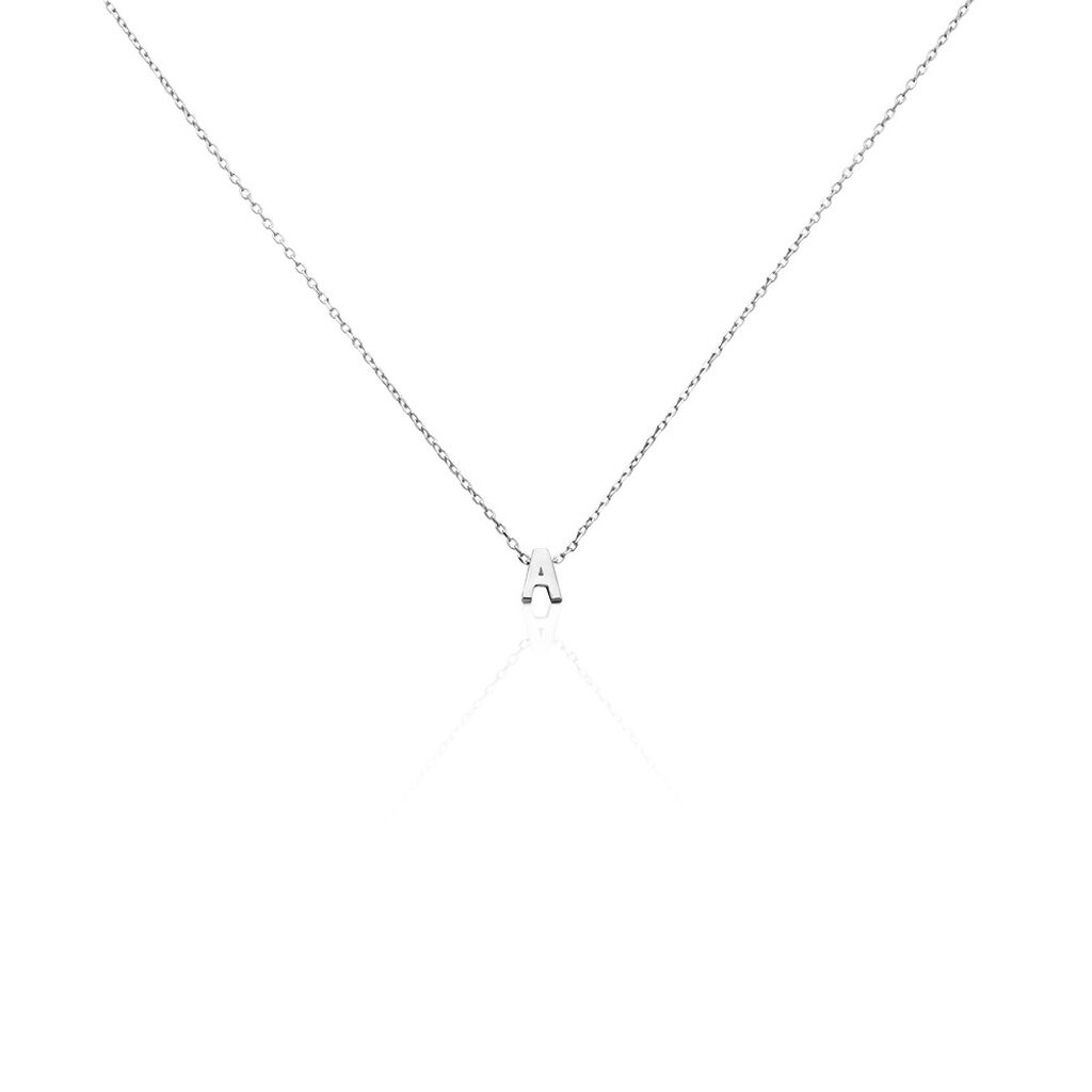 Damen Halskette Silber 925 Buchstabe A  - Halsketten Damen | OROVIVO