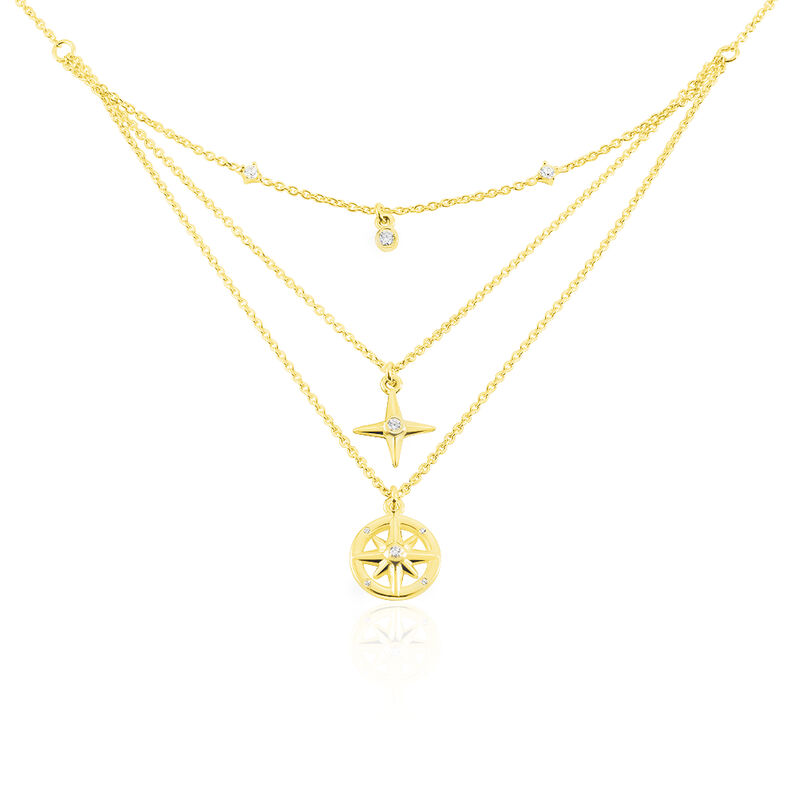 Collier Ragavi Argent Jaune - Spannringe Damen | OROVIVO