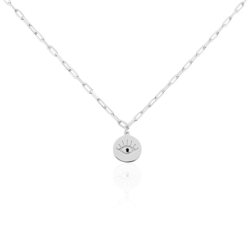 Collier Angelyna Argent Blanc Oxyde De Zirconium - Spannringe Damen | OROVIVO