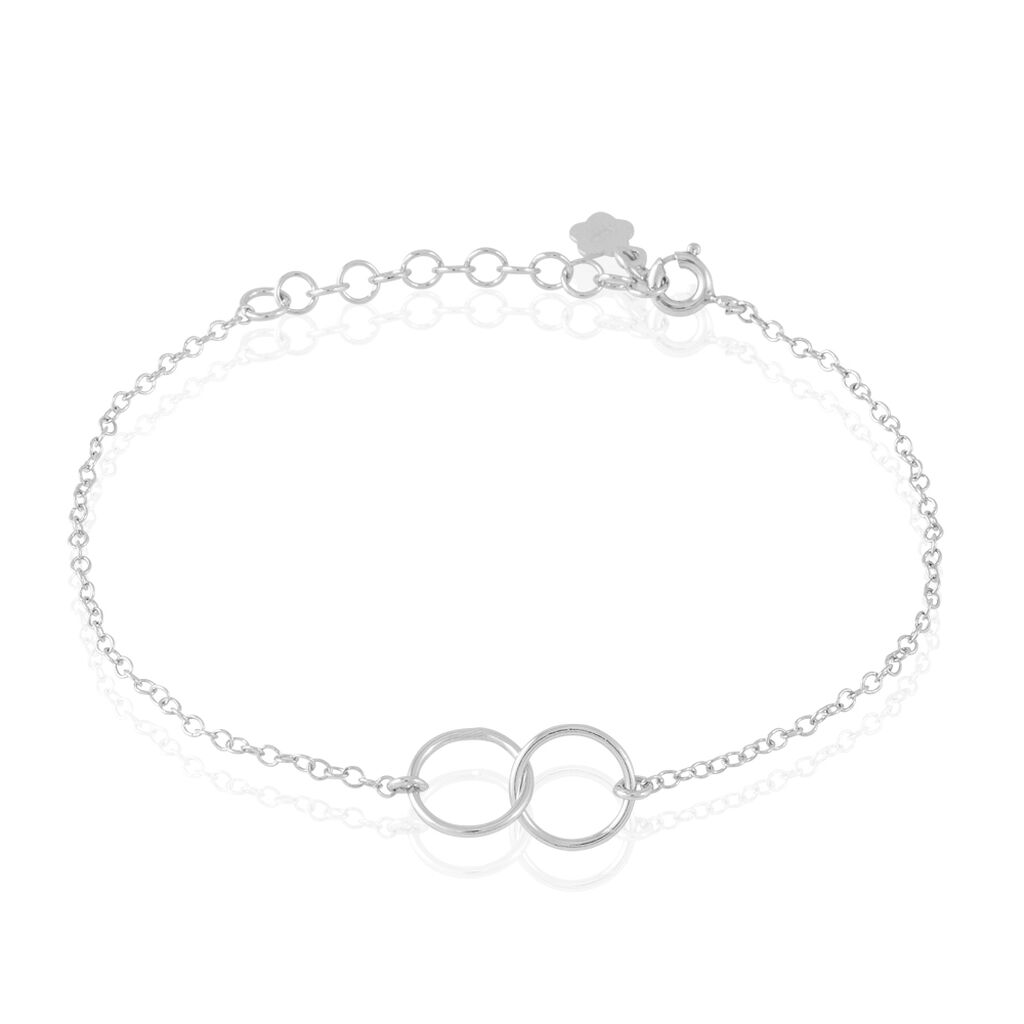 Damenarmband Silber 925 Doppelt Kreis  - Armbänder mit Anhänger Damen | OROVIVO