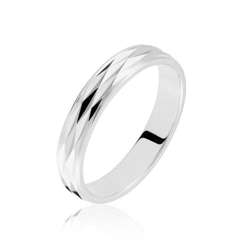 Alliance Harmonia Facetee Or Blanc - Spannringe Familie | OROVIVO