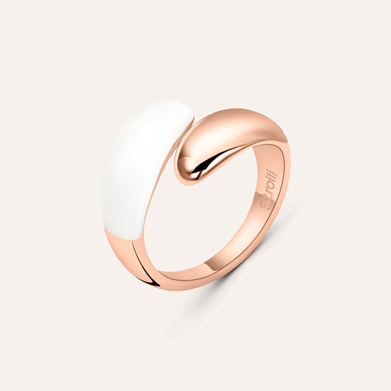 Anello Contrarie Lady Sweet Acciaio Rosa - Spannringe Damen | OROVIVO