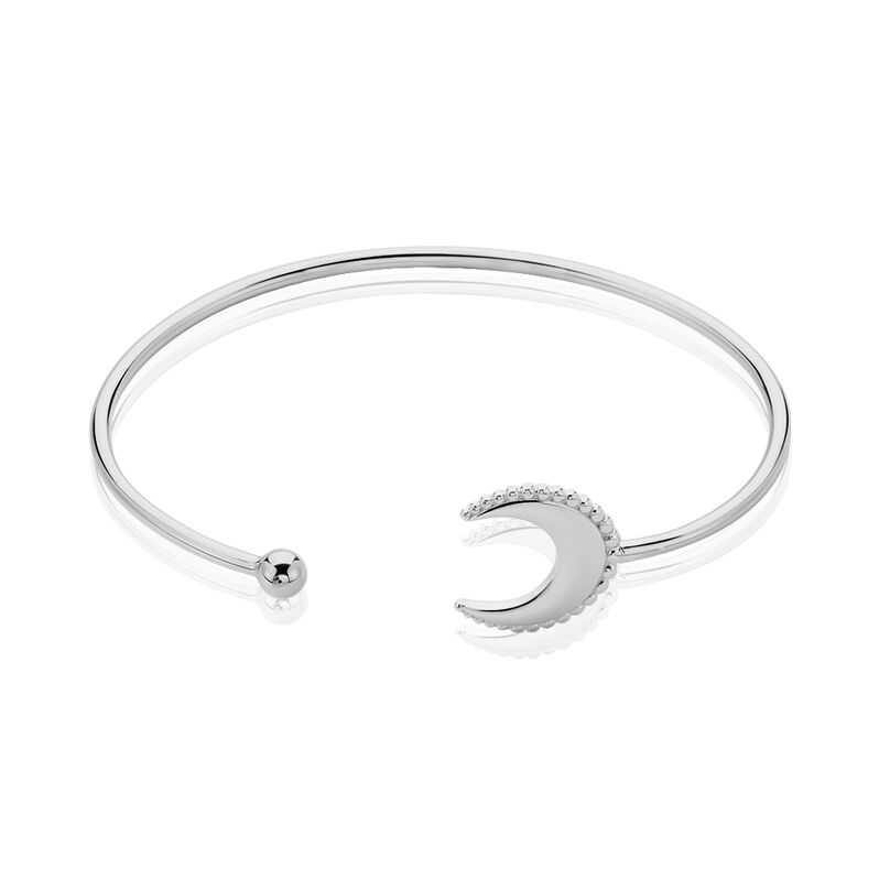 Jonc Argent Rhodie Laubna Corne - Spannringe Damen | OROVIVO