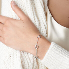 Damenarmband Silber 925 Zirkonia Herz - Armbänder Damen | OROVIVO