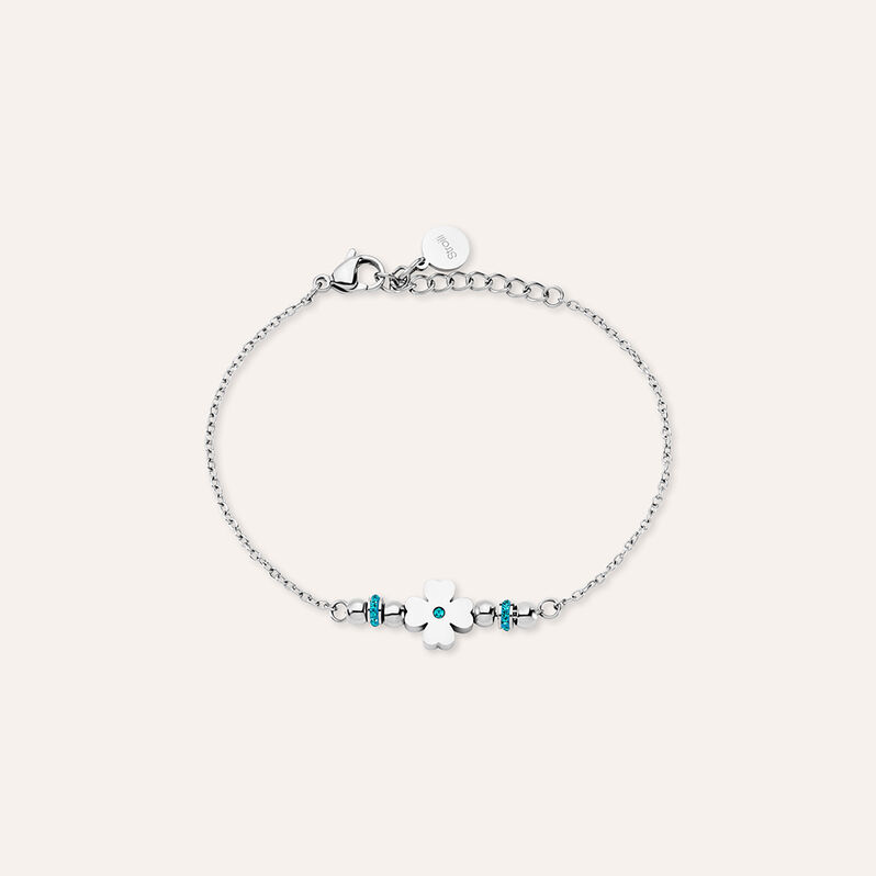 Bracciale Sunrise Acciaio Cristallo - Spannringe Damen | OROVIVO