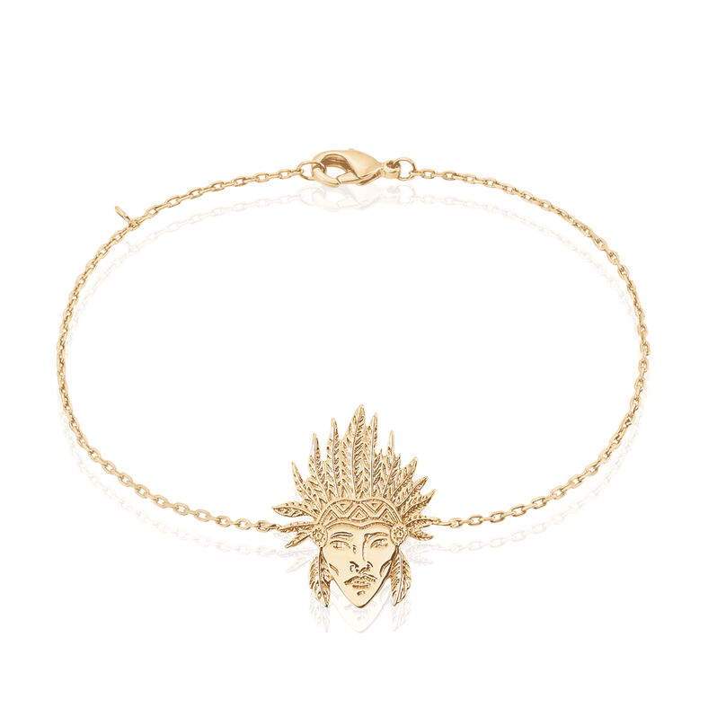 Bracelet Plaque Or Jaune - Spannringe Damen | OROVIVO