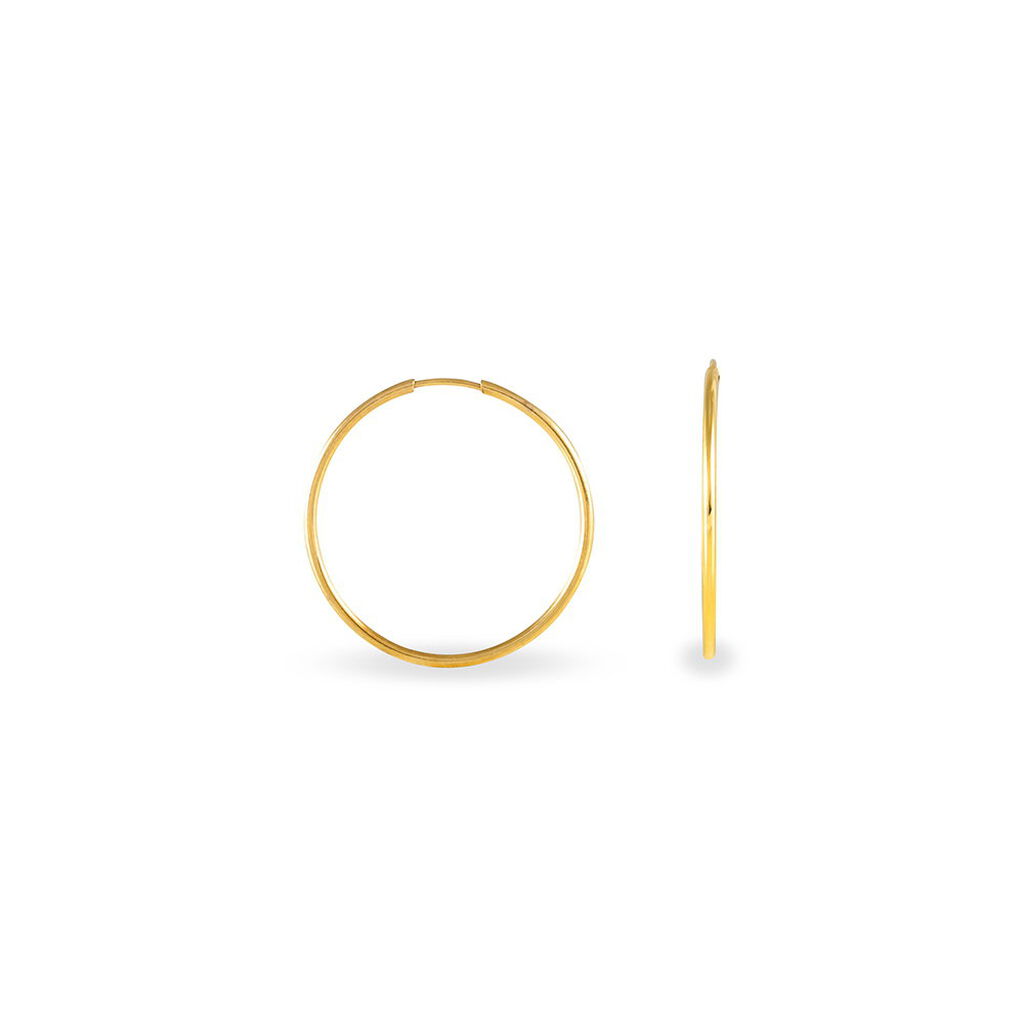 Damen Creolen Gold 375 - Creolen Damen | OROVIVO